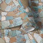 Papel de Parede Muro Canjiquinha Tons de Azul