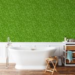 Papel de Parede Folhas 3D simples Verdes