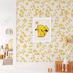Papel de Parede Galhos Amarelos