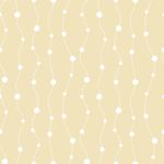 Papel de Parede Cortina de Bolinhas (Amarelo Claro)