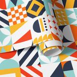 Papel de Parede Imitação de Azulejo Português