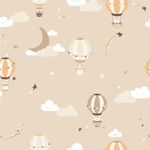 Papel de Parede Balões Infantis