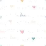 Papel de Parede Corações Love