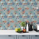 Papel de Parede Azulejo Português Hexagonal