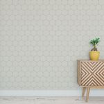 Papel de Parede Padrão Hexagonal