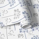 Papel de Parede Dente de Leão (Azul Marinho)