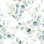 Papel de Parede Folhas Verdes Delicadas