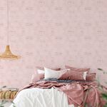 Papel de Parede Rose Gold com Linhas Cruzadas