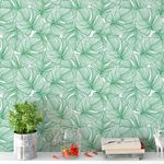 Papel De Parede Costela de Adão Abstrata Monstera