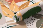 Papel de Parede Boho Floral Abstrato