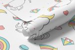 Papel de Parede Infantil Unicórnios
