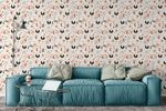 Papel De Parede Boho Abstrato