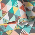 Papel de Parede Triângulos Tropicais