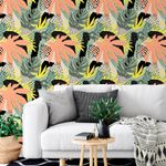 Papel de Parede Folha Abstrata Tropical II