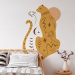 Adesivo de Parede Leopardo Abstrato