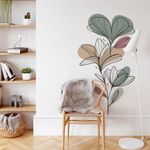 Adesivo de Parede Floral Boho