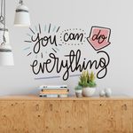 Adesivo de Parede Frase You Can do Everything