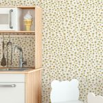 Papel de Parede Infantil Floral Margaridas