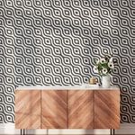 Papel de Parede Estampa Geométrica Abstrata