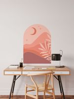 Adesivo de Parede Janela Abstrata Boho