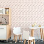 Papel de Parede Infantil Corações