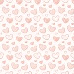 Papel de Parede Infantil Corações