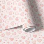 Papel de Parede Infantil Corações