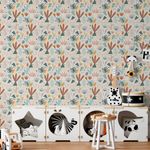 Papel de Parede Infantil Selva Abstrata