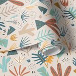 Papel de Parede Infantil Selva Abstrata