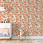 Papel de Parede Floral Vintage