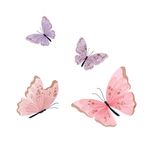 Adesivo de Parede Infantil Borboletas Aquarela