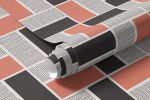 Papel de Parede Geométrico Retângulos e Linhas Geométricas
