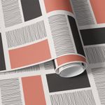 Papel de Parede Geométrico Retângulos e Linhas Geométricas 2