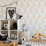 Papel de Parede Bolinhas Assimétricas Grandes