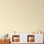 Papel de Parede Infantil Sol Desenho Delicado