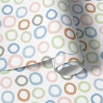 Papel de Parede Bolinhas Assimétricas Grandes