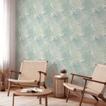 Papel de Parede Folhagem Vintage