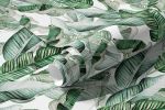 Papel de Parede Aquarela Folhas de Bananeira