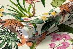 Papel de Parede Animal Print Botânico