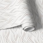 Papel de Parede Trançado Tons de Bege 
