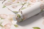 Papel de Parede Flores de Cerejeira Brancas