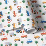 Papel de Parede Infantil Carrinhos Aquarela