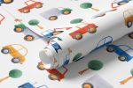 Papel de Parede Infantil Carrinhos Aquarela