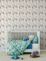  Papel de Parede Infantil Aquarela Baby Animais
