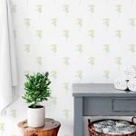 Papel de Parede Floral Aquarela Botânico