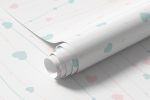 Papel de Parede Corações Delicados