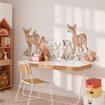Adesivo de Parede Infantil Aquarela Bosque dos Sonhos
