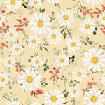 Papel de Parede Floral Margaridas