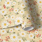 Papel de Parede Floral Margaridas