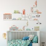 Kit Adesivos de Parede Aquarela Cidade em Movimento